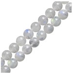 60개 Adable 내추럴 블루 플래시 문스톤 힐링 보석 6mm 원형 루즈 비즈 스페이서 : 셀렉트월드커머스