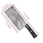 이캉청 2개 전문가용 칼 셰프 나이프, 고강도 스테인리스 스틸 7.5인치 날카로운 주방 칼날, 플라스틱 손잡이 포함 (2개) : 딜리고코드