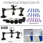 Chymogul 108pcs 세트 오토 바디 덴트 수리 도구 키트 자동차 흠집 페인트 없는 바디워크 당김 풀러 리프터 다기능 브리지 하일 제거... 