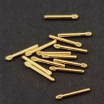 L2 라이터 내부 부품에 대 한 10pcs 교체 금속 경첩 외부 케이스 링크 수정 핀 DIY 수리 라이터 가제트  10pcs Silver Pins : 쥐온유통