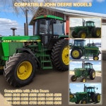 왼손 계단 스텝 키트, John 스틸 4640 4850 헤비 호환 4455 4630 4840 가능 4240 파우더 47555와 4255 Deere 4055 4350 4430 445... 