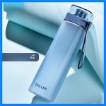 활기찬 색상의 사각형 물병, 휴대용 손잡이가 있는 누수 방지 피트니스 청소년을 위한 학교 음료 용기, 야외 스포츠 액세서리 : 미스트릴