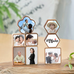 [영구보존]납골당 사진 액자 꾸미기 추모 봉안당 아크릴 고무나무 정사각4.5x4.5cm : 초록나무공방