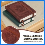 가죽 포켓 노트 만능 매뉴얼 라인 다이어리 A6 하드쉘 288페이지 손끝 감성 바인딩 : yesolyesol