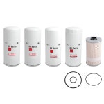 LF667(X2) LF3654 FF5507 FF5369 볼보 D12 D13 오일 교환 키트와 호환되는 연료유 필터 키트 교체 # 20972293 21707133 21707132... 