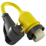 Connectek 15381 RV 어댑터 30암페어 플러그를 50암페어 125/250V 잠금 암 커넥터에 연결합니다 Ergo Grip : 하입 스토어
