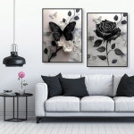 아트 키트 팩 초보자용 나비 풀 라운드 드릴 페인팅 DIY 고딕 도트 그림 가정 벽 장식용 cm SIK6E 1 G8871+G9057-US : 슈피츠 더리드