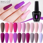 네일코 가을 겨울 젤 네일 코트 퍼머넌트 매트 폴리쉬 UV 컬러 탑 오프 쏙 세미 플럼 Matt Top Coat 10ML : 지유47
