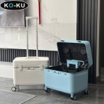 KO KU 20인치 알루미늄 프레임 ABS PC 러기지 탑 플랩 카메라 케이스 내부 라이 bla 20 inch : 비밀바구니