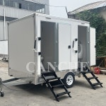 현대 호환식 맞춤형 휴대용 야외 화장실 조립식 이동식 공중 공원 : 아지랑이이