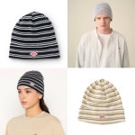 단톤 코튼 니트 비니 스트라이프 26SS DT-H0379 MNR : 럽인도쿄