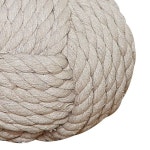 협동 해양 로프 매듭 도어 스톱 Ivory 6.25 Round : 다산다4