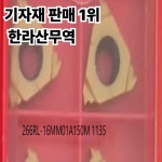 카바이드 삽입물 T 10 개 266RL-16MM01A150M 1135 : 압록강무역