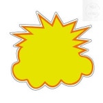 넘버원 POP카드 PC9029톱니구름 1개입 마트진열대 : 좋은상품넘버원스토어