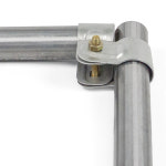 비닐 하우스 자재 파이프 연결 부속 쌍 고정구 22mm x 22mm : 일등농자재