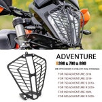 390 Adventure ADV R S 2019 오토바이 액세서리 헤드라이트 가드 램프 보호 커버 : 반월스토어10