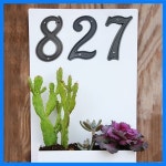 1pc 블랙 139mm 현대 집 번호 야외 5.5 인치 ABS 플라스틱 아파트 문 번호 사서함 주소 표시 # 0-9 나사 포함 : 에센셜코너