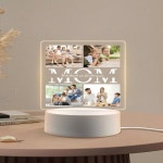 인쇄된 사진과 LED 야간 조명이 포함된 맞춤형 아크릴 플라크, 홈 장식 항목, 엄마를 위한 선물, 생일, : 국제무역네트워크
