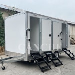 현대 호환식 맞춤형 휴대용 야외 화장실 조립식 이동식 공중 공원 : 아지랑이이