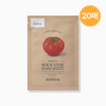 [스킨푸드][20매]#브라이트닝 수비드 마스크 (토마토) 18g : 스킨푸드