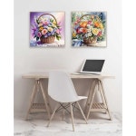 아트 키트 성 바구니 페인팅 초보자용 DIY 라운드 풀 드릴 크리스탈 도트 보석 공예 홈 데코 cm SYICC 1 Eagle-G7833 : 슈피츠 더리드