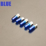 10PCS 286 T5 12V 1.2W W2x4.6d  웨지 대시 보드 게이지 라이트 유리 램프 : JD26