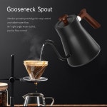 스마트 전기 구스넥 커피 주전자 – 900ML 정밀 온도 조절 홈 바리스타를 위한 푸어오버 : 반월스토어8