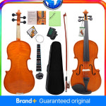 전문가용 어쿠스틱 바이올린 세트 12 14 18 34 44 풀 사이즈 바이올린 케이스  활 포함 초보자 및 용 : 리치109