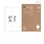 넘버원 폼텍 라벨 LS-3212 12칸 주소용 / 100매 1개입 우편라벨지 주소라벨지 : 좋은상품넘버원스토어