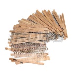 860개 5 저항기 모음 세트 1/4W 25W 팩 20개 탄소 1R 값 키트 옴 43종류 : PowerTools