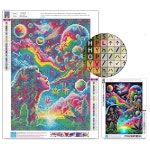 무지개 다이아몬드 아트 키트 하늘 페인팅 DIY 라운드 풀 드릴 크리스탈 보석 공예 홈 벽 장식용 cm SC2CC 1 Eagle-G7833 : 슈피츠 더리드