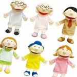 구연동화 가족 6종세트 1개입 인형극 학예회 학교 손인형 : 허니헬시