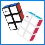 Qiyi 매직 큐브 신규 123 스티커, 외계인 Magico Cubo 1x2x3 SMT 초보자 단색 퍼즐 지능 장난감 : 라이트코