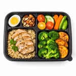 5칸 도시락 일회용 400세트 NS 신형 반찬 돈까스 포장 배달 용기 : 피앤디마스터