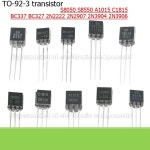 50 개/몫 TO-92-3 트랜지스터 bc336 BC327 2N2222 2N2907 S8050 A1015 : haenahaena