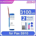 Pax S910 HL0272 A0661-LF 결제 단말기 배터리 3100Mah용  전원 공급 장치 : 압록강무역