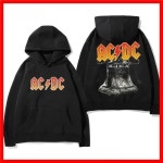 남성용 가을/겨울 후드티, 프린트된 AC/DC(아메리칸 하드 록 밴드) 후드티, 성인 캐주얼 레트로 긴팔 스포츠 풀오버 : 트렌드홈