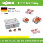 1박스 WAGO CAGE 터미널 221 커넥터 415 412 전기선용 2401 413 221 415 25pcs 1Box : 픽 로드