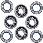 크랭크축 볼 베어링 키트, Husqvarna용 전기톱 51 55 254 257 262 357 359, 505275719, 738220225 : 써리파이브코퍼레이션