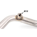 Yamaha Y15ZR EXCITER 50 오토바이 배기관 스테인레스 스틸 헤더 링크 파이프 슬립 온 51mm 머플러 탈출 스쿠터 : 달코미store