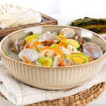 [엄마손칼국수] 진짜 바지락 생면 칼국수(개별포장) : 맘푸드