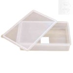 넘버원 PC 사각 보존식용기 외피 소형 27x17cm 플라스틱통 : 좋은상품넘버원스토어