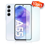 액정보호필름 강화유리 갤럭시A55, 10매입 : 럭키폰케이스