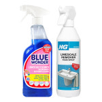 석회분해제 2종 욕실 수전 세면대 물때제거 산성세제 요석제거제 화장실 바닥 청소세제 : 한스전자