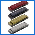 하모니카 C의 키 10 홀 Diatonic Harmonica C 초급 학생용 케이스 포함 어린이 선물 케이스 포함 : harangharang9