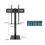 휴대용 tv 바닥 스탠드 - 스탠드, 32-65인치 높이 베이스, ) 침실 펀치 및 lc 3265inch No Pallet1520mm : 어썸셀렉