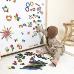 [맘스보드] 가베가베 세트 / 유아 자석 학습 교구 칠판 퍼즐 블록 : 맘스보드