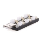 5개입 6채널 USB 3.7V 배터리 충전 어댑터 보드 600mA 리포 리하이브 RC 모델 : 압록강무역