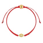 카르마와 행운 강력한 보호 붉은 끈 팔찌 정품 보석을 가진 여성 위한 사악한 눈매 사이즈 : 은이3