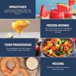 키친 시스템 8컵 프로세서 볼 72 블렌더 컵 2개 BL770 스무디 올인원 분쇄 테이크 1 Pitcher + (2) 16 oz. Cu : 다산다4